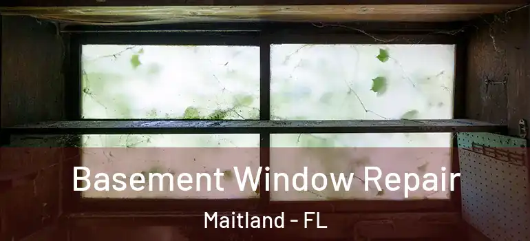  Basement Window Repair Maitland - FL