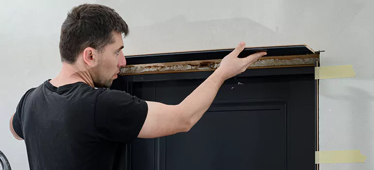 Wood Door Hole Repair in Maitland, FL