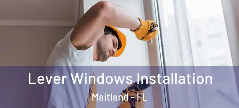  Lever Windows Installation Maitland - FL
