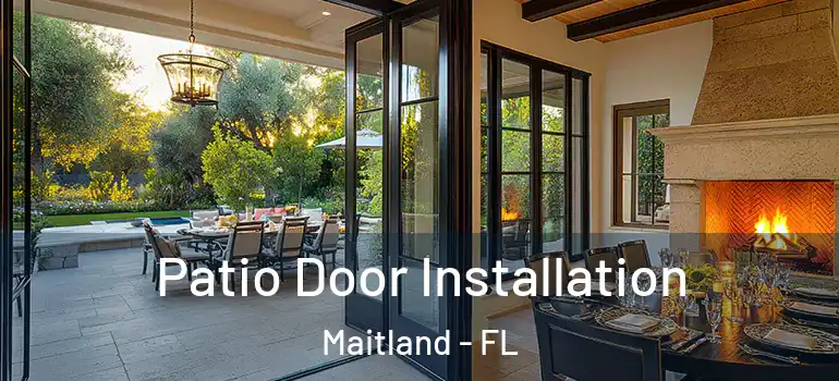  Patio Door Installation Maitland - FL